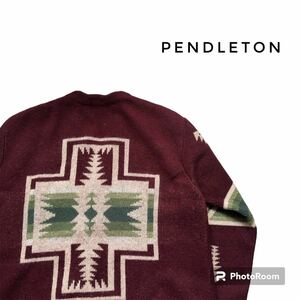 PENDLETON｜ペンドルトン　ハーディング柄カーディガン　3ボタン　アメカジ