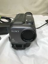 C-1-5C60 SONY Handycam CCD-TR11 ビデオカメラ Hi8 ハンディーカム　通電確認　1a_画像7