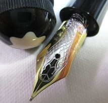 モンブラン/MONTBLANC・Limitededition/作家シリーズ・アガサクリスティー・925蛇クリップ・18Kニブ・未使用元箱入り　です。_画像3