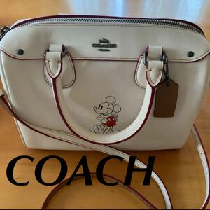 COACH コーチ ミニボストン 2way ショルダーバッグ ハンドバッグ