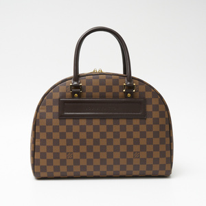 LOUIS VUITTON ルイヴィトン ノリータ N41455 ハンドバッグ ダミエ・キャンバス×レザー ブラウン×ゴールド金具 レディース メンズ