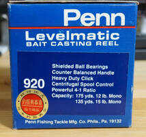 未使用　ペン　レベルマチック　ベイトリール　920　Penn Levelmatic Bait Casting Reel 920_画像8