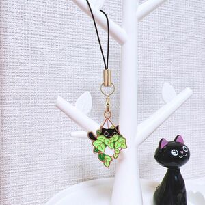 猫　可愛い　ストラップ　ハンドメイド