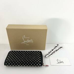 14555/ Christian Louboutin クリスチャンルブタン 1175099 スタッズ 長財布 ウォレット ブランド品 箱付