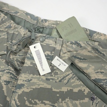 デッドストック 00s USAF APECS ABU M-S デジタル タイガーカモ ミリタリー ゴアテックス カーゴ オーバー パンツ 米軍 迷彩 MEDIUM SHORT_画像5