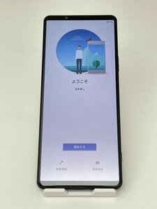 106【動作確認済・制限○　白ロム】デモ機 Xperia 1 III SOG03 au ブラック