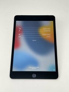 U377【動作確認済・制限○　白ロム】 iPad mini4 64GB softbank スペースグレイ