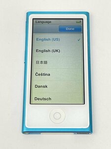 F12【ジャンク品】 iPod nano 第7世代 16GB ブルー