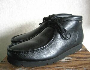 Clarks クラークス Wallabee BT GTX 26146260 ワラビー レザー ブーツ GORE-TEX BLACK UK8.5