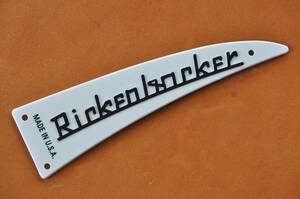 ★ リッケンバッカー Rickenbacker ネームプレート ホワイト ★