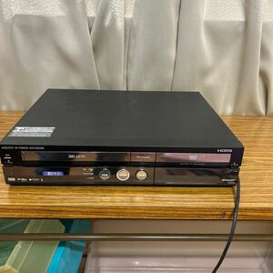 SHARP シャープ HDD・DVD・ビデオ一体型レコーダー DV-ACV52 通電確認済み/100