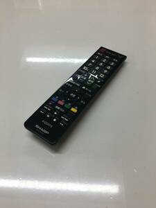 A20754)SHARP AQUOS GB129WJSA テレビ リモコン 中古動作品＊LC-40H20 LC-32H20 LC-24K20 LC-22K20 LC-19K20 など対応