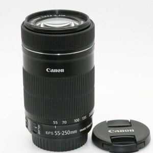 Canon キヤノン 望遠ズームレンズ EF-S55-250mm F4-5.6 IS STM APS-C対応 EF-S55-250ISSTM