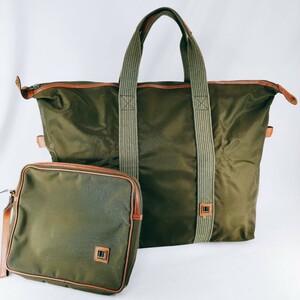 dunhill ダンヒル ボストンバッグ 手提げ 緑 グリーン ヴィンテージ 旅行鞄 出張 トラベル ハンド トート 鞄 大容量 かばん カバン C-2