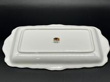 ★ROYAL ALBERT ロイヤルアルバート オールドカントリーローズ サンドイッチ プレート 皿 長方皿 食器 英国製 フラワー アンティーク S203_画像5