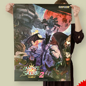  free shipping new goods prompt decision vampire seiva-2 reissue B2 poster Capcom fighting collection new design arcade game 