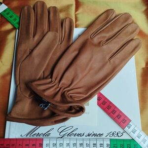  new work cognac me roller car f driving gloves MEROLA FERRARI Ferrari special order origin 