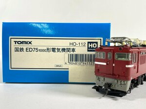 3-68＊HOゲージ TOMIX HO-112 国鉄 ED75 1000形 電気機関車 トミックス 鉄道模型(acc)