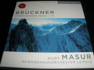 9CD 廃盤 マズア ブルックナー 交響曲 全集 ライプツィヒ ゲヴァントハウス管弦楽団 1 2 3 4 5 6 7 8 9 Bruckner Complete Masur