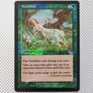 FOIL 種蒔き時 / Seedtime プレイ用 MTG