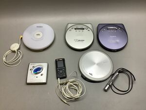 ジャンク品 まとめ6点 SONY ソニー WALKMAN ウォークマン NW-E062 D-EJ 955 MZ-E505 D-EJ002 D-E880 ポータブル プレーヤー