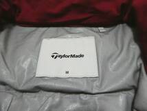 美品 2022年秋冬モデル TaylorMade テーラーメイド ゴルフ ストレッチ インシュレーテッド ジャケット ブルゾン M 赤×紺 レッド ネイビー_画像9