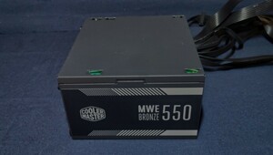 Cooler Master MWE 550w PC電源ユニット MPE-5501-ACAAB 80PLUS BRONZE クーラーマスター 電源 PC パーツ