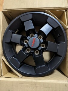 USトヨタ純正 TRDホイール 黒 7.5J-16 インセット+15 PCD139.7 6穴 FJクルーザー 