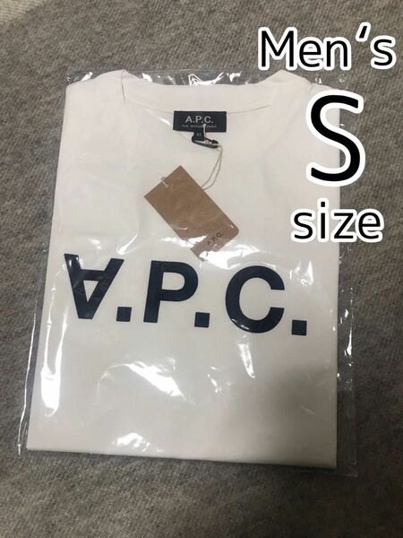 【未使用タグ付き】A.P.C.半袖TシャツメンズS apcアーペーセー VPC