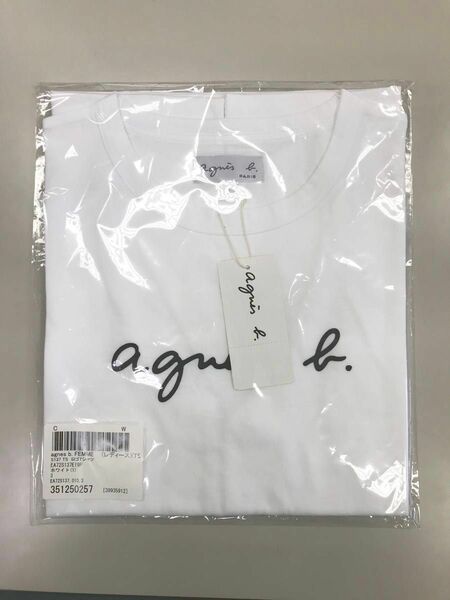 【未使用】アニエスベーロゴ半袖Tシャツ(T3サイズ)アニエス・ベーagnes b