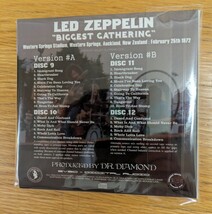 【Bootleg】LED ZEPPELIN / THUNDER DOWN UNDER 「Biggest Gathering」1972年2月25日 ニュージーランド公演 (EVSD 4CD 中古品)_画像2