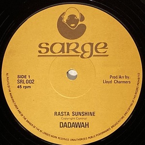 DADAWAH / RASTA SUNSHINE (12インチシングル)