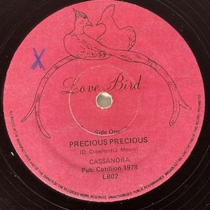 CASSANDRA / PRECIOUS PRECIOUS (12インチシングル)