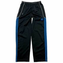 adidas ☆ 上下セット 160 セットアップ ジャケット パンツ ネイビー ブルー スポーツ トレーニング ランニング 人気 アディダス■ED269_画像4