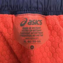 ASICS ☆ 上下セット ナイロン ジャージ ジャケット パンツ ネイビー XL ランニング スポーツ トレーニング 必須 定番 アシックス■ED266_画像8