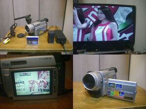 【動作確認済】◆『DCR-TRV900』◆大型液晶画面☆MiniDV最高級ビンテージ☆美品☆外付けマイク他付属☆古いテープも綺麗に再生できました。