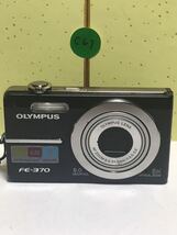 OLYMPUS オリンパス FE-370 コンパクトデジタルカメラ 5x OPTICAL ZOOM 8.0 MEGA PIXELS 動作確認済み 固定送料価格 2000_画像1