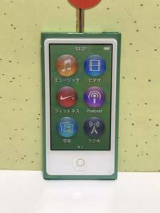 Apple アップル iPod nano アイポッド ナノ 第7世代 MD 579C- A1446 ModelA1446 動作確認済み グリーン