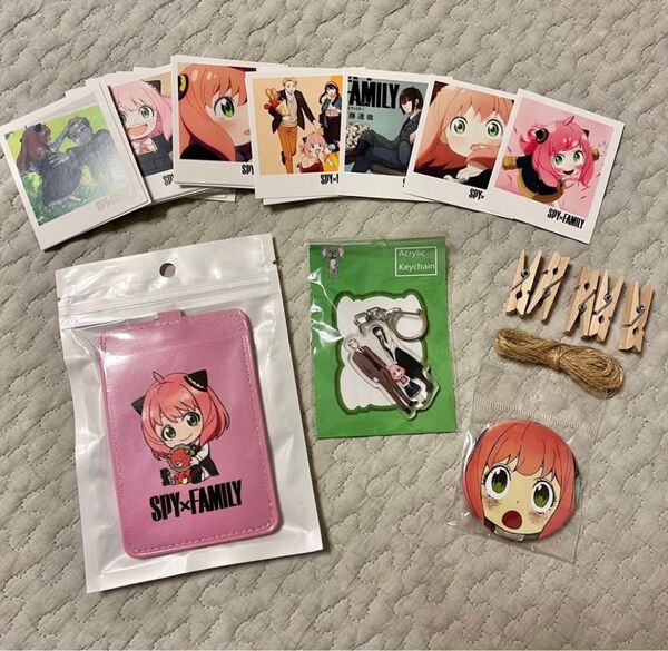 1点限り!スパイファミリー ファンギフト スパイファミリーグッズ かわいい アーニャ バッジ アクキー