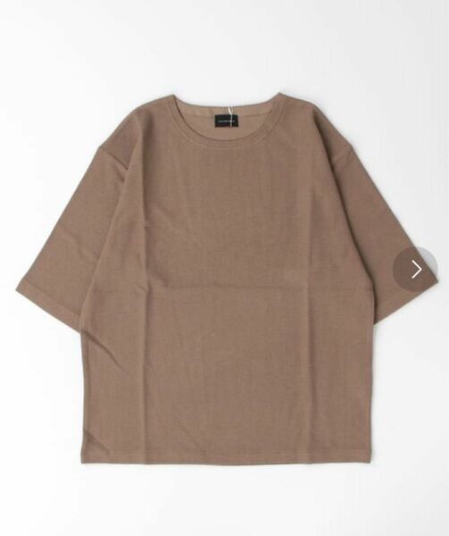 7分丈Tシャツ モカ green label relaxing