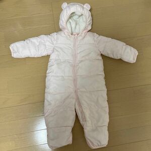 【美品】baby GAP スノーウェア　スキーウェア　70cm カバーオール　女の子　雪遊び