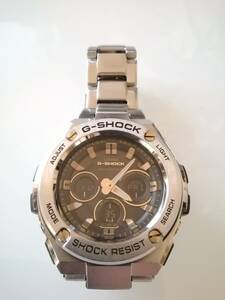 正規店 高島屋 購入品 カシオ CASIO G-SHOCK ジーショック GST-W310D-1A9JF [G-STEEL MID ブラック×ゴールド 電波ソーラー]