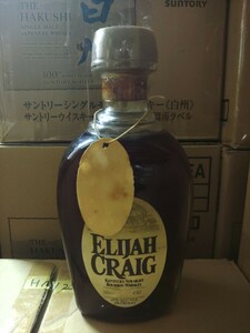 未開栓　エライジャクレイグ12年　ケンタッキー ストレート バーボン　ウイスキー 750ml 47％ ELIJAH CRAIG 12 Years Old