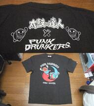 送料無料 punkdrunkers Tシャツ M 未使用 太鼓の達人パンクドランカーズ_画像1