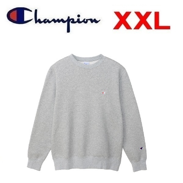 Champion チャンピオン クルーネックスウェットシャツ OXグレー XXL　C3-Y037　メンズ　トレーナー