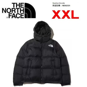 THE NORTH FACE ザノースフェイス ヌプシフーディー ブラック XXL　ND92331　メンズ　ダウン　アウトドア