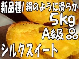 5kg【シルクスイート】A級品☆超希少☆新品種☆しっとり滑らか甘いさつまいも