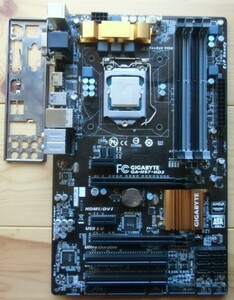 Win10確認済 LGA1150 ATXマザボ(GIGABYTE GA-H97-HD3 REV:1.0 BIOS/F9c)/CPU(Celeron G1840)のセット