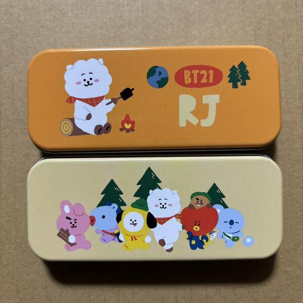 BT21 缶ケースつき ばんそうこう RJ オール 絆創膏 ジン BTS