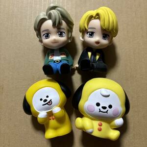 タイニータン りらこっと BT21 フレンズ BTS ジミン CHIMMY ソフビ フィギュア 